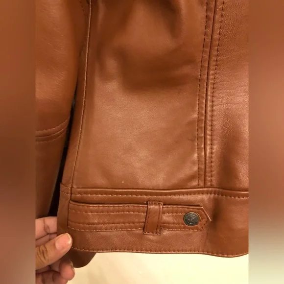 Original Leather jacket. NEVER worn! - Picture 5 of 8
